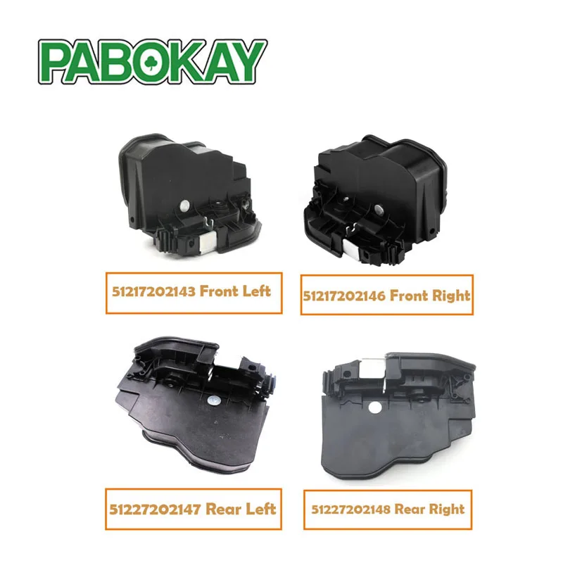

Front Rear Left Right Electric Door Lock Latch Actuator For BMW X6 E60 E70 E90 51217202143 51217202146 51227202147 51227202148