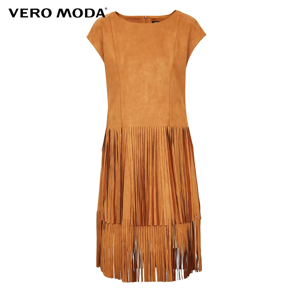 

Vero Moda Women's Vintage Fringed Round Neck Sleeveless Dress | 31937B532