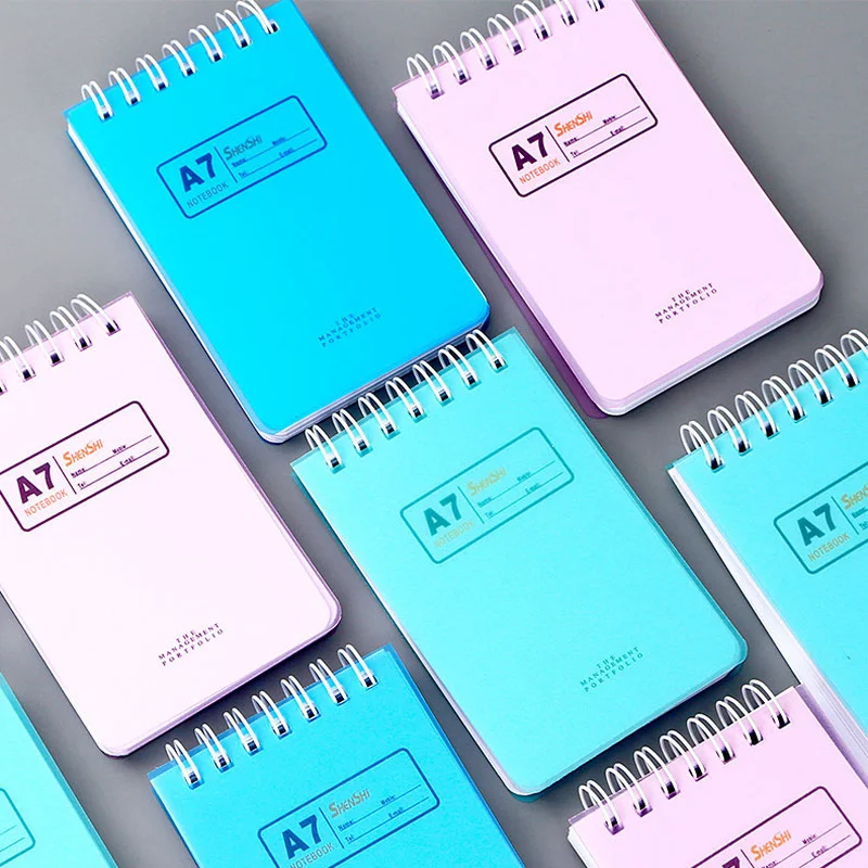 1 шт. Мини портативный ноутбук A7 записная книжка 80 страниц бумажный блокнот