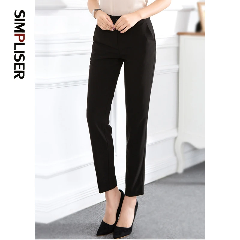 Брюки карандаш женские деловые черные/серые большие размеры|Брюки| |