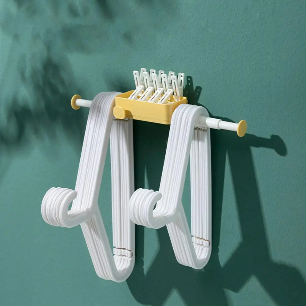 

Storage Rack Smooth Edges Wardrobe Organizer Wardrobe Organizer Practical Storage Hanger