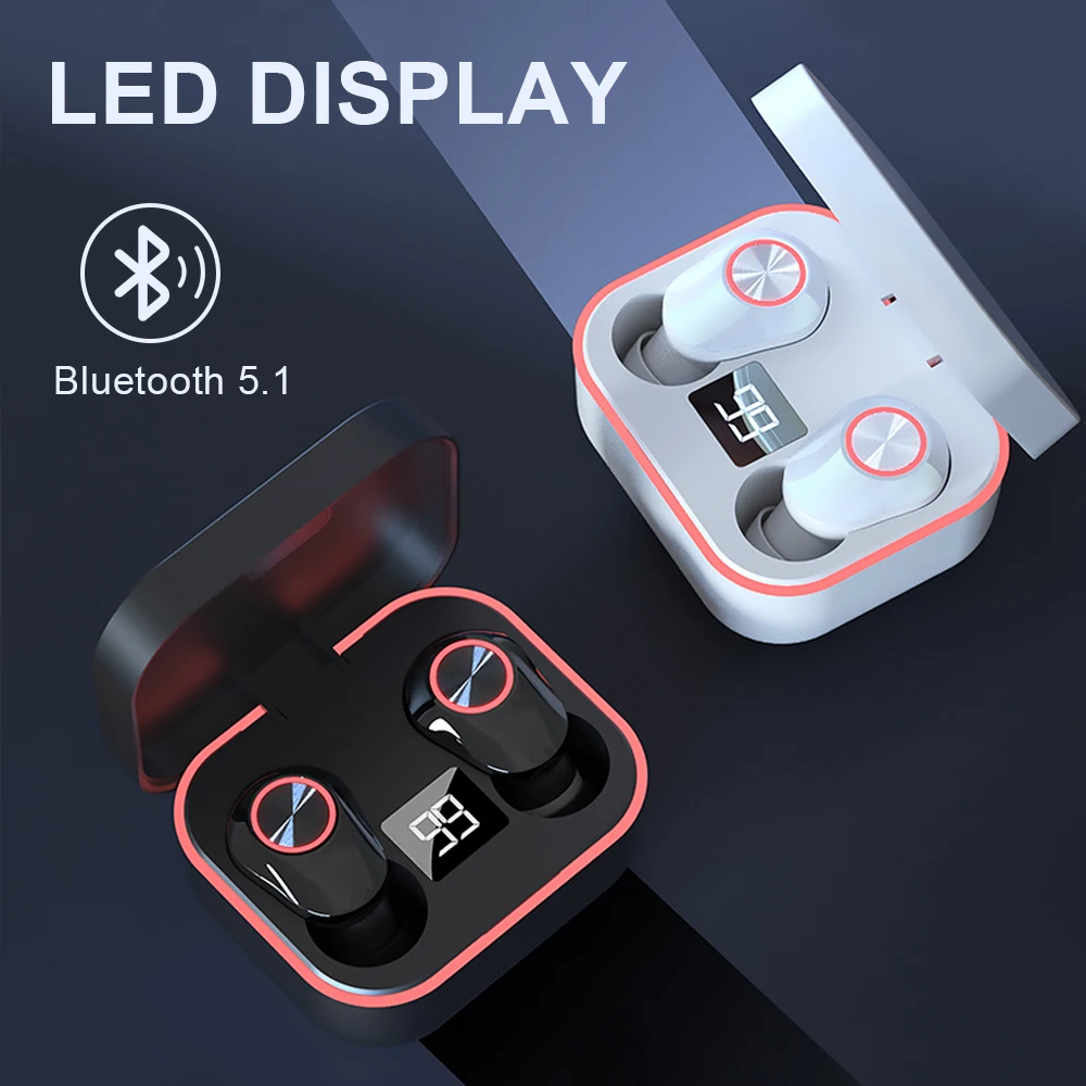 

2021 New best- selling KINGSTAR TWS Wireless Headphones Bluetooth 5.1 Earphones With Microphone Sport Waterproof Earbuds