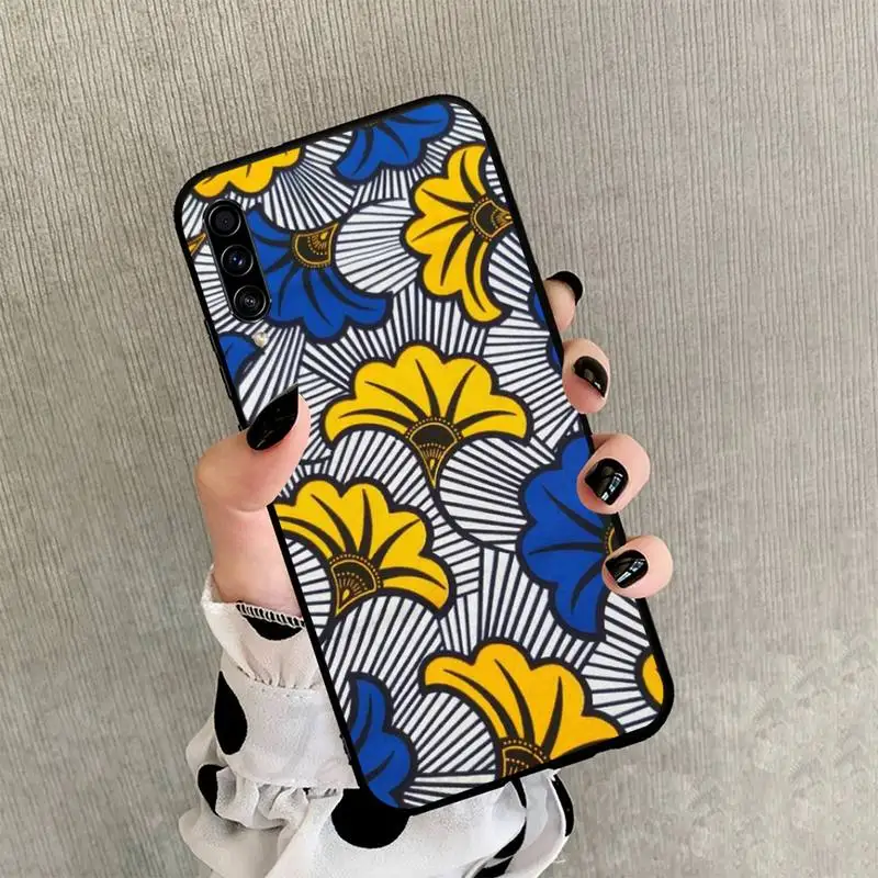 

African fabric print Phone Case For Samsung Galaxy J2 J4 J5 J6 J7 J8 2016 2017 2018 Prime Pro plus Neo duo