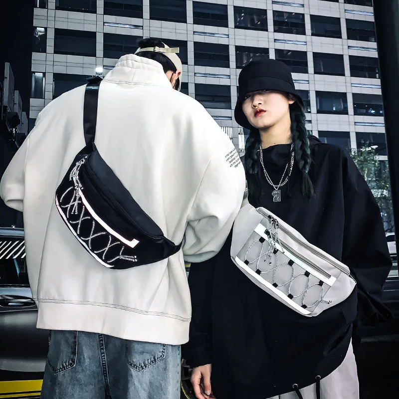 Поясная сумка с ночным отражателем для женщин нагрудная Сумочка Женский поясной