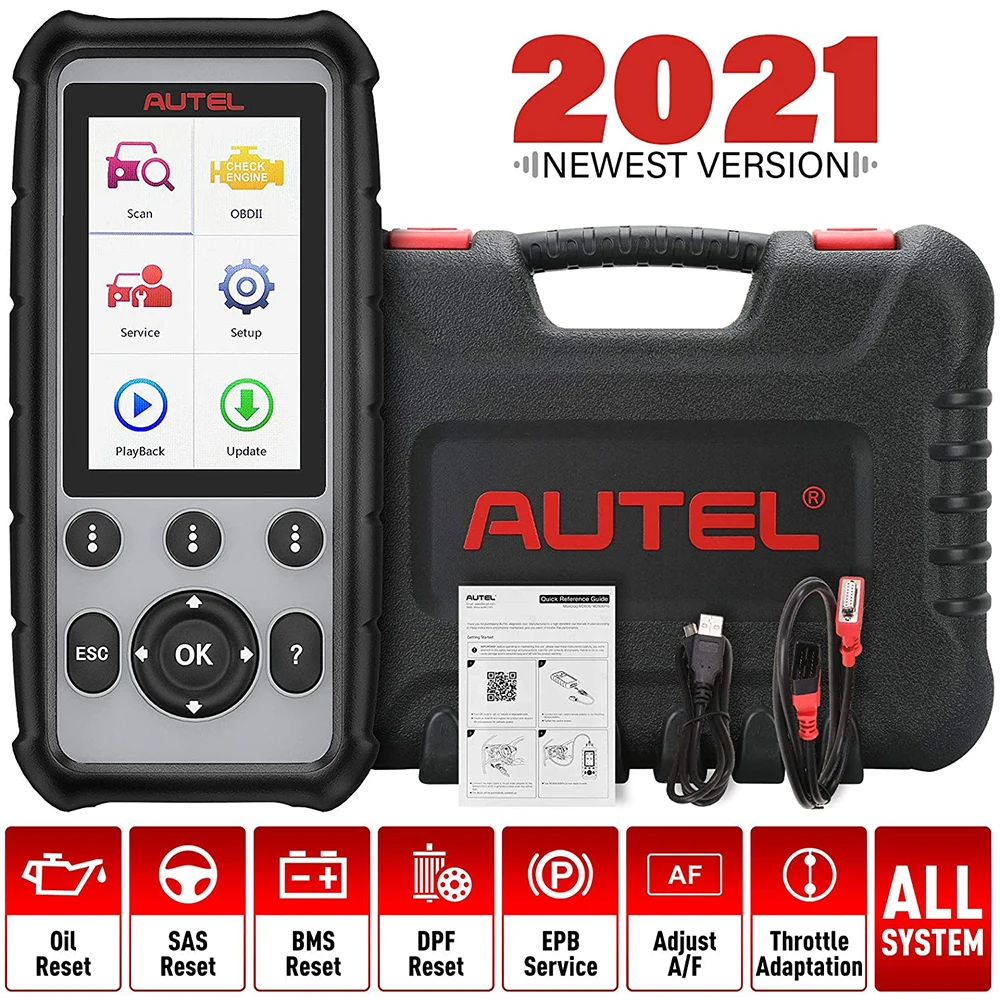 Автомобильный сканер Autel MaxiDiag MD806 Pro диагностика всех систем сброс масла EPB SAS DPF BMS
