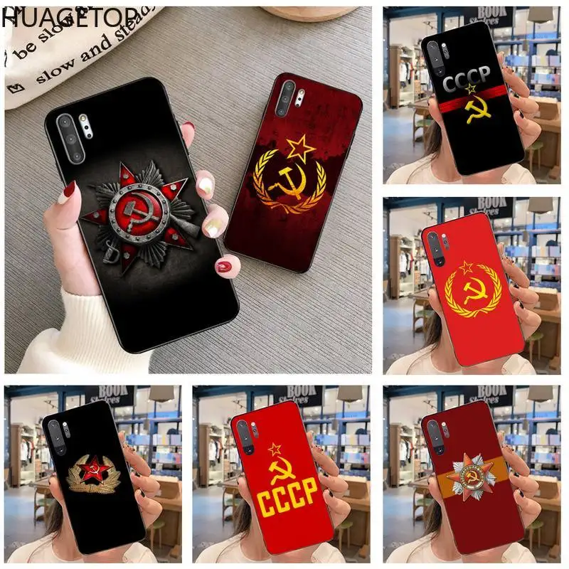 

Soviet Union USSR Flag Phone Case For Samsung Galaxy Note20 ultra 7 8 9 10 Plus lite J7 J8 Plus 2018 Prime