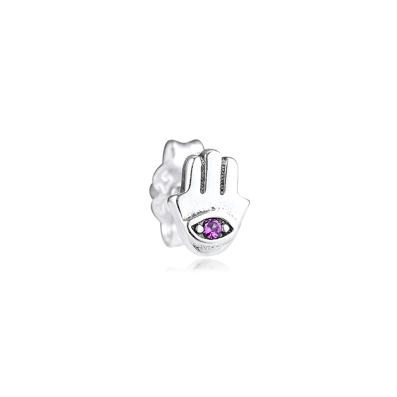 Signature ME My Hamsa одиночные серьги-гвоздики 100% 925 пробы серебро ювелирные изделия