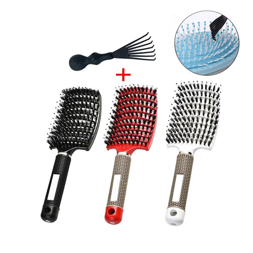 Женская щетка для волос расческа Массажная инструменты парикмахерских вьющиеся