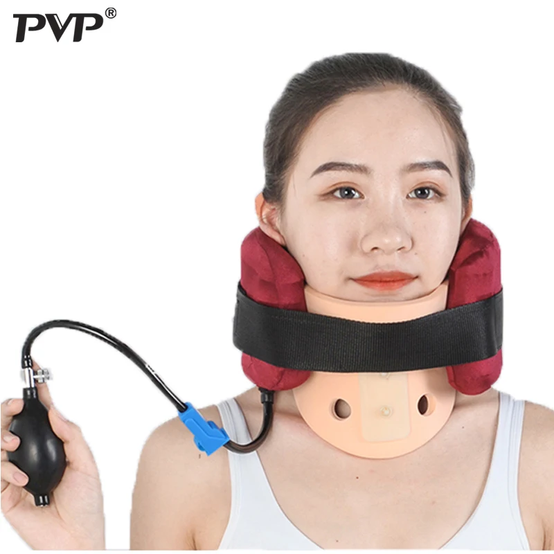 

Back Neck Massager Pain Relief Portable Inflatable Cervical Traction Device Home Use Neck Cervical Vertebra TractorDropshipping