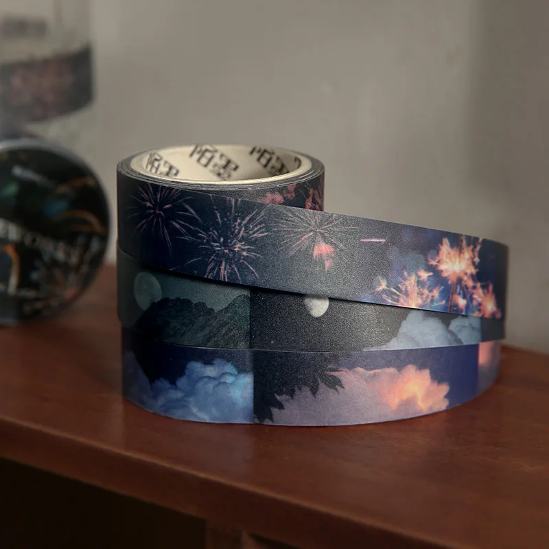 Лакмусовая бумага со звездным небом Васи-лента романтический фейерверк наклейка