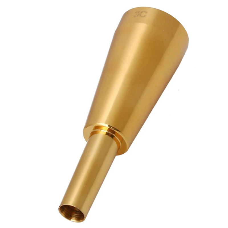 3C Trumpet Mouthpiece Gold Meg Metal for Yamaha or Bach Conn and King C | Спорт и развлечения