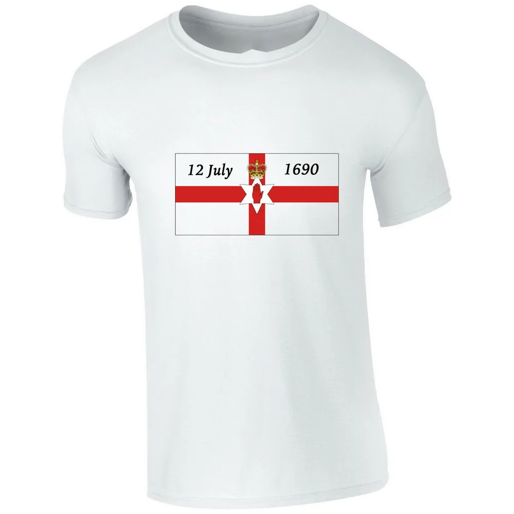 Мужская хлопковая футболка Ulster с флагом бойни Футболка Ringspun Размер 2xl 3xl 4xl 89xl |