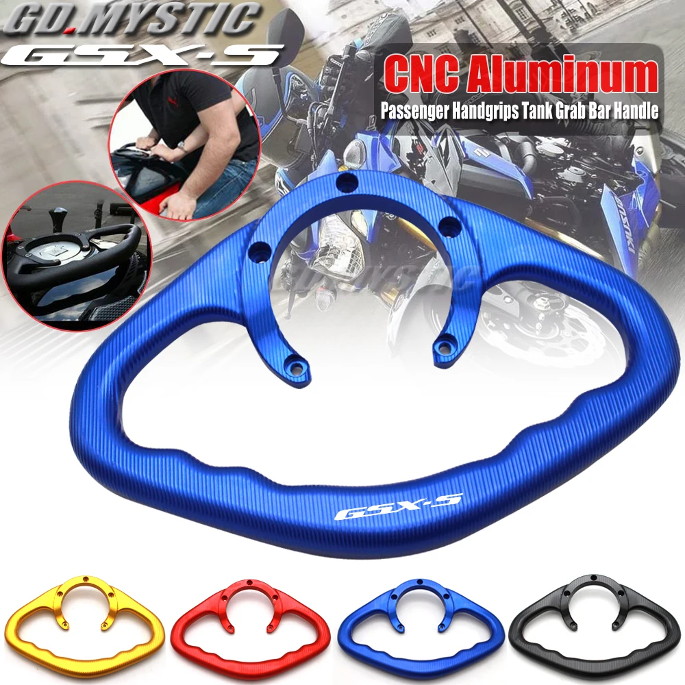 CNC алюминиевая ручка для пассажира топливного бака Suzuki GSX S1000 1000|Накладки и