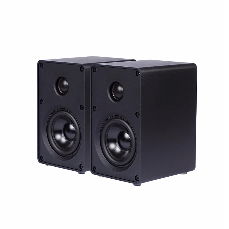 1 пара, Hi-Fi, в виде книжной обложки Динамик все Алюминий шасси Динамик Hi-Fi пассивный Динамик для ламповый усилитель аудио 3-дюймовая пленка двухсторонний Hi-Fi Динамик