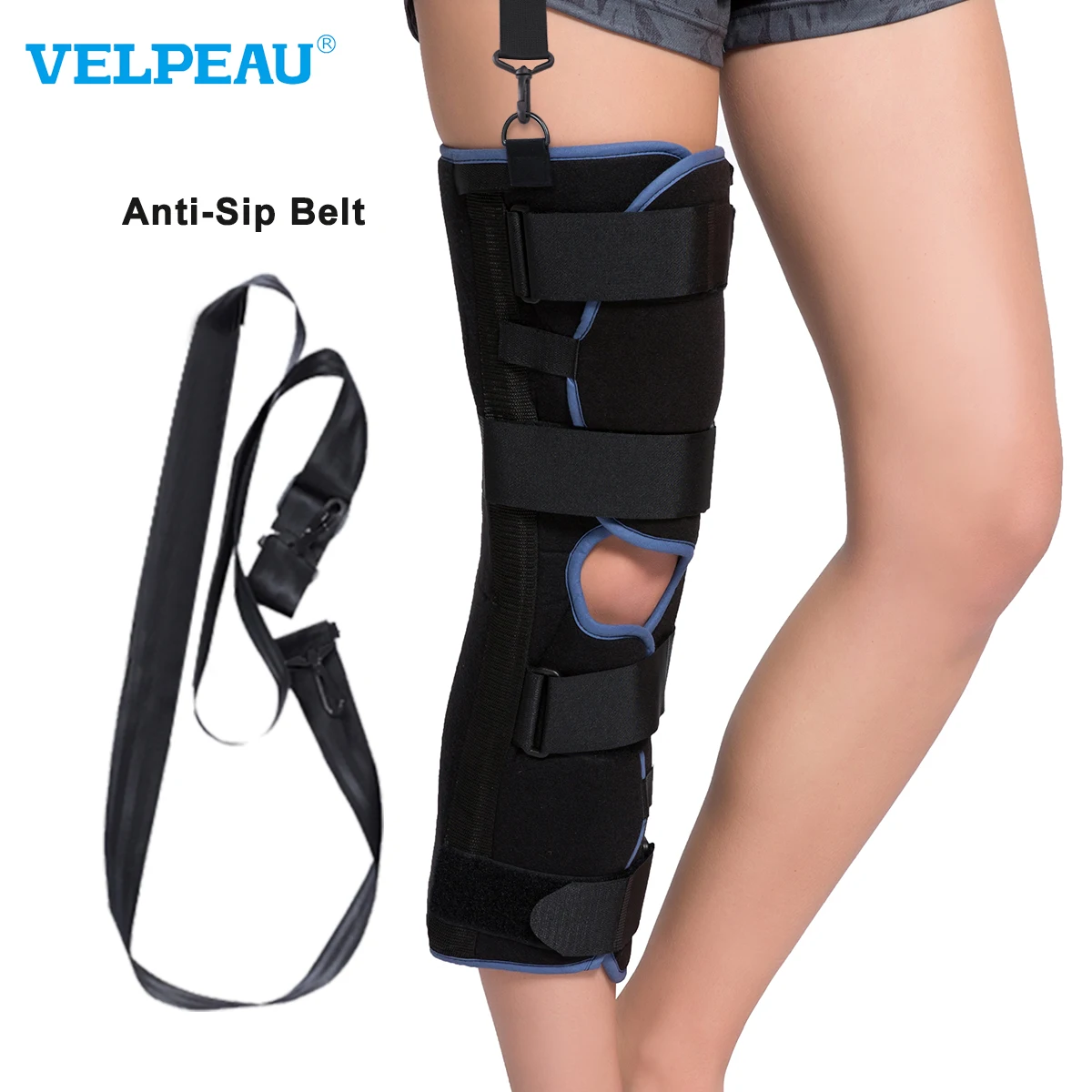 

VELPEAU чулки выше колена бандаж для фиксации коленного сустава до и после операции до тех пор, пока коленной чашечки смещение фиксатор ноги св...