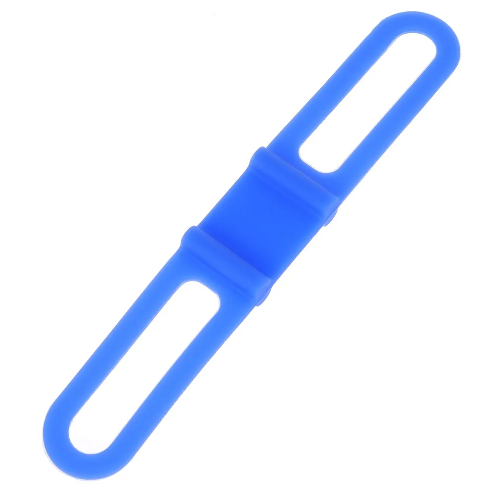 Новый силиконовый ремешок Горный Дорожный Велосипед фонарь полосы для телефона