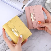 small pu leather women wallet mini lady coin purse pocket solid color female wallet girl purse brand designer women purse