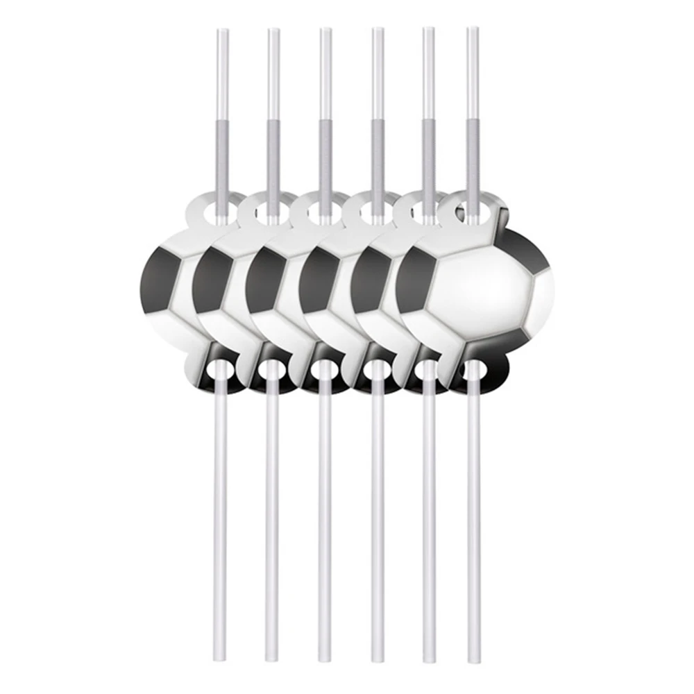 Футбольная тематика одноразовые соломинки креативные темы для вечеринок посуда