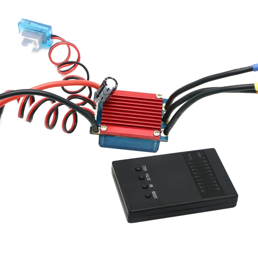 Бессенсорный бесщеточный двигатель RC 2430 5800KV/6300KV/7200KV 4P 2S 25A ESC программная карта