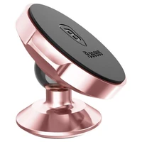 aluminium alloy universal magnetic car mount 360 degree cell phone holder pink car accessories