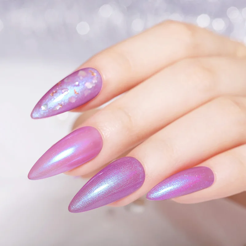 BORN PRETTY 1 г блёстки для ногтей порошок Шелли блестящий пыль дизайн украшение Pingment