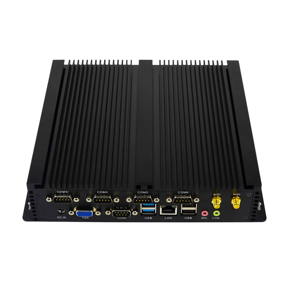 Kaufen Industrielle Qotom Mini PC NUC Intel Celeron J1900 Core I3 I5 Prozessor Pfsense Linux Fanless Desktop-computer