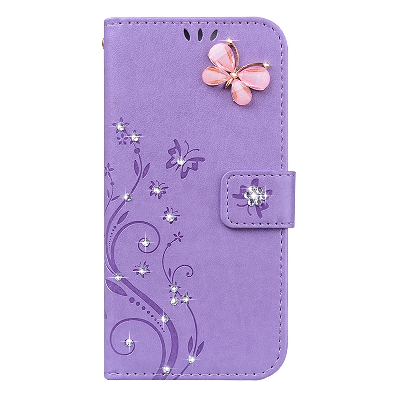this colour purple Diy Алмазный кожаный флип чехол для huawei смартфона Honor 8X10 Lite 7c 7a Pro Y9 Y7 Y5 Y6 Prime Pro P smart P20 P9 P8 lite - Цвет: this colour purple