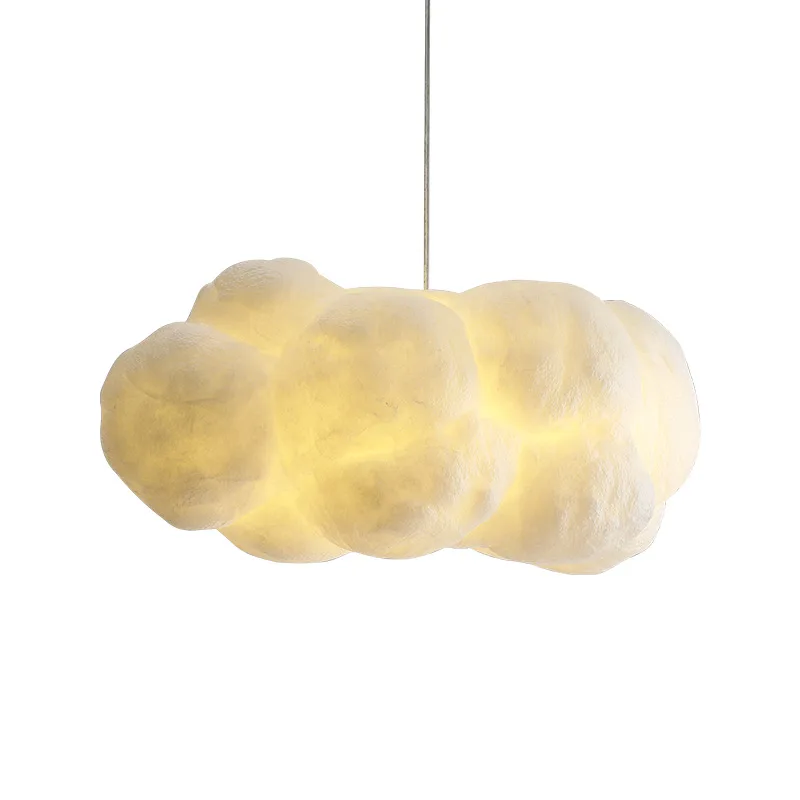 

Cloud Chandelier Cotton Light Wire Hanging Ceiling Chandelier in the nursery Living room Dining room Lighting