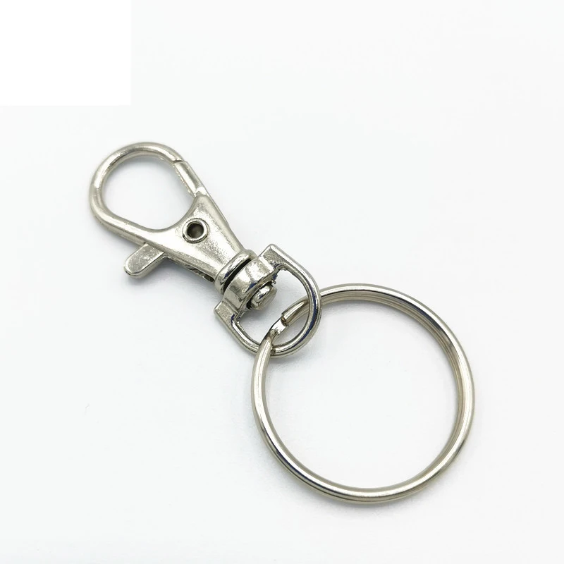 10 шт./лот съемные винтовые колпачки кольца для ключей с защелками брелок