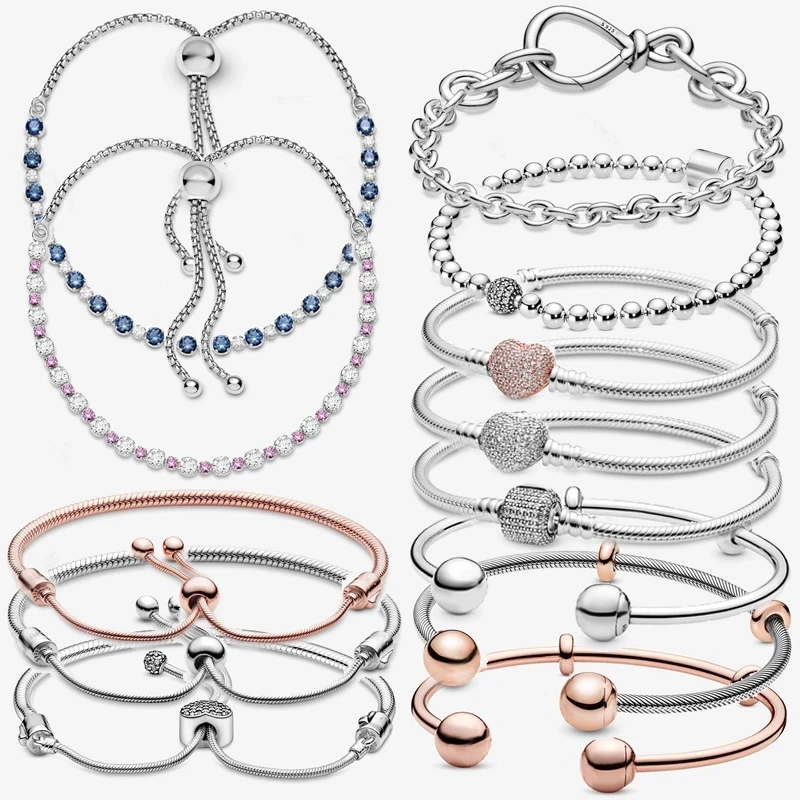 

Custom Charms Bracelets Bangles Jewelry Beaded Women Pride Hand Made Wholesales Loose Beads For Making Chain Sterling Silver 925