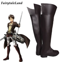 attack on titan boots halloween cosplay superhero rival ackerman costume accessory shoes custom made team dot pixis shoes