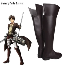 Attack on Titan Boots Halloween Cosplay Superhero Rival Ackerman Costume Accessory Shoes Custom Made Team Dot Pixis Shoes