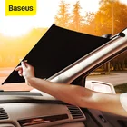 Автомобильные солнцезащитные шторы Baseus, выдвижные шторы на лобовое стекло
