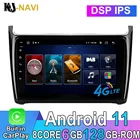 8-ядерный DSP Android 11,0 для Volkswagen VW Polo Sedan 2008 - 2015 Автомобильный плеер Радио Стерео навигация Мультимедиа GPS BT