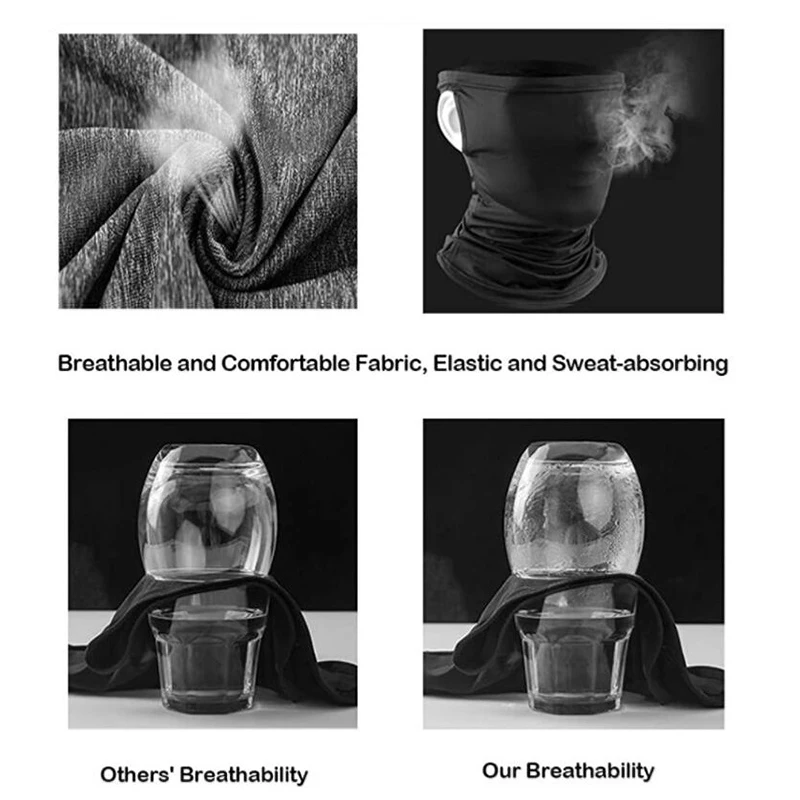 

Face Mask Scarf Men Women Ice Silk Sun UV Dust Protection Magic Neck Gaiter Headwear Balaclava for Outdoors Sports
