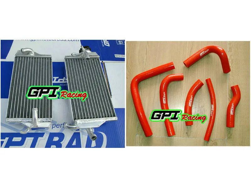 Алюминиевый радиатор + шланг для Honda CR 250 R /CR 250R CR250R 2000 2001 GPI high per|Радиаторы и