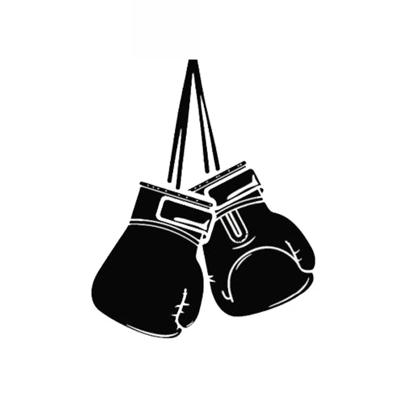Оригинальные боксерские перчатки забавные декоративные наклейки из ПВХ для
