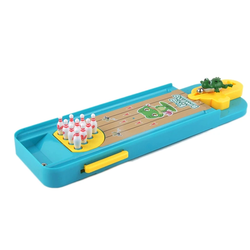 

Mini Desktop Bowling Game Toys Fun Indoor Interactive Table Sports Games Toys Bowling Table Toys