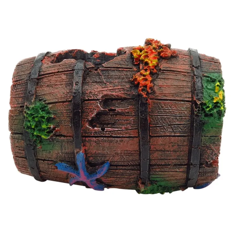

Fish tank aquarium cave artificial resin broken barrel decoration cave landscaping decoration aquarium decoration
