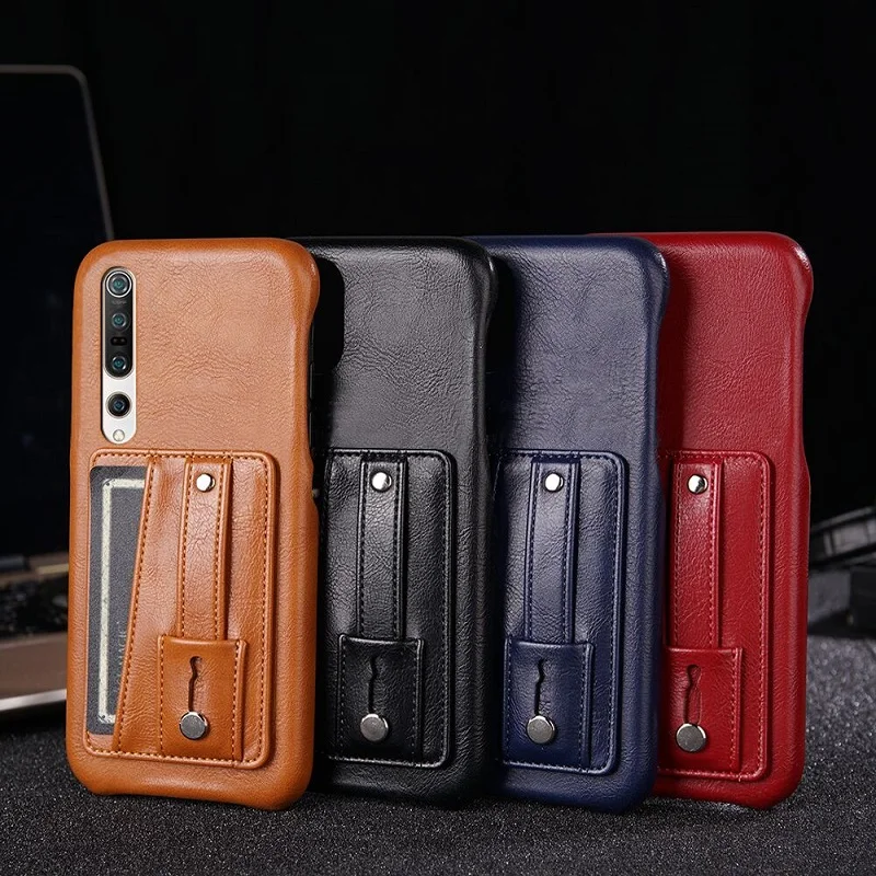 Ультралегкий кожаный чехол для Xiaomi Mi Note 10 Lite 3 mix 2 2s 6x A1 A2 A3 8 Pocophone F1 задний Чехол с