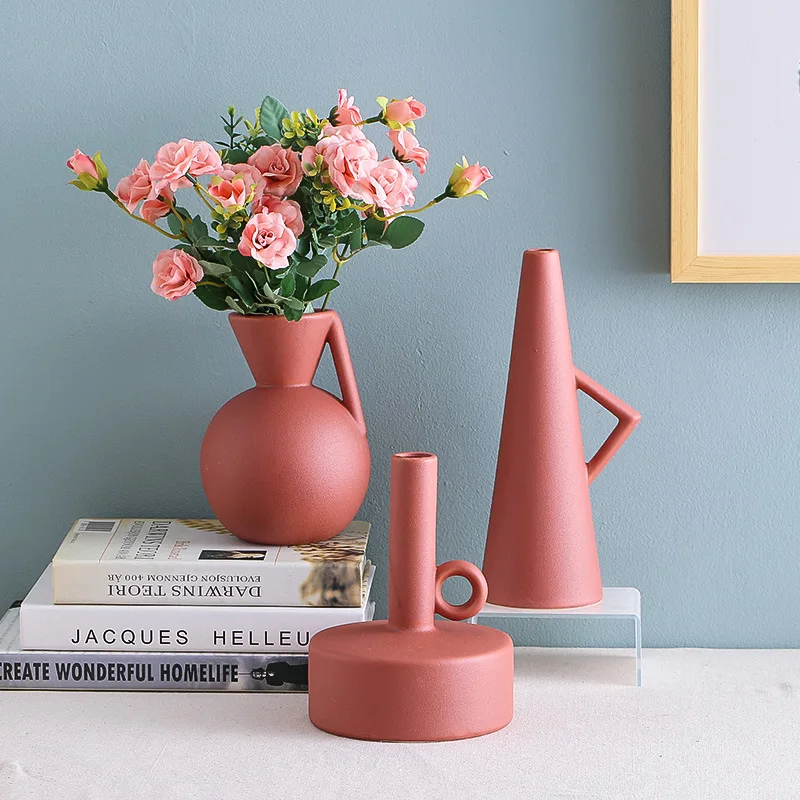

Mo Landi creative ins modern minimalist home ceramic vase ornaments wholesale living room home decoration crafts