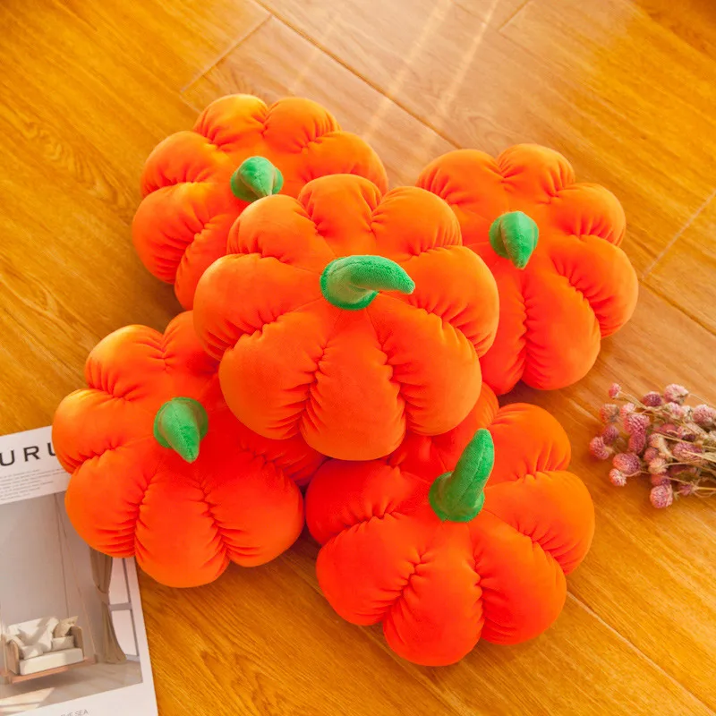 

60CM Pumpkin Plush Toy Halloween Decorative Soft Stuffed Creative Pillow Cushion Couch Sleeping Pillow Soft Comfortable Toy Gift
