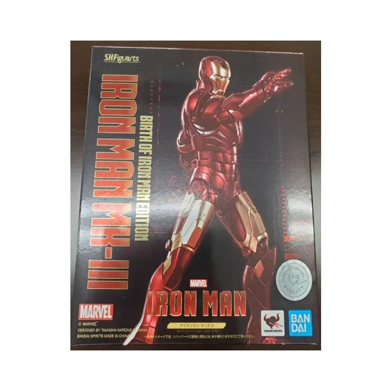 

Original BANDAI S.H.Figuarts The Avengers Iron Man MK3 PVC Action Figure Collectible Model Collectible Toy Children Gift