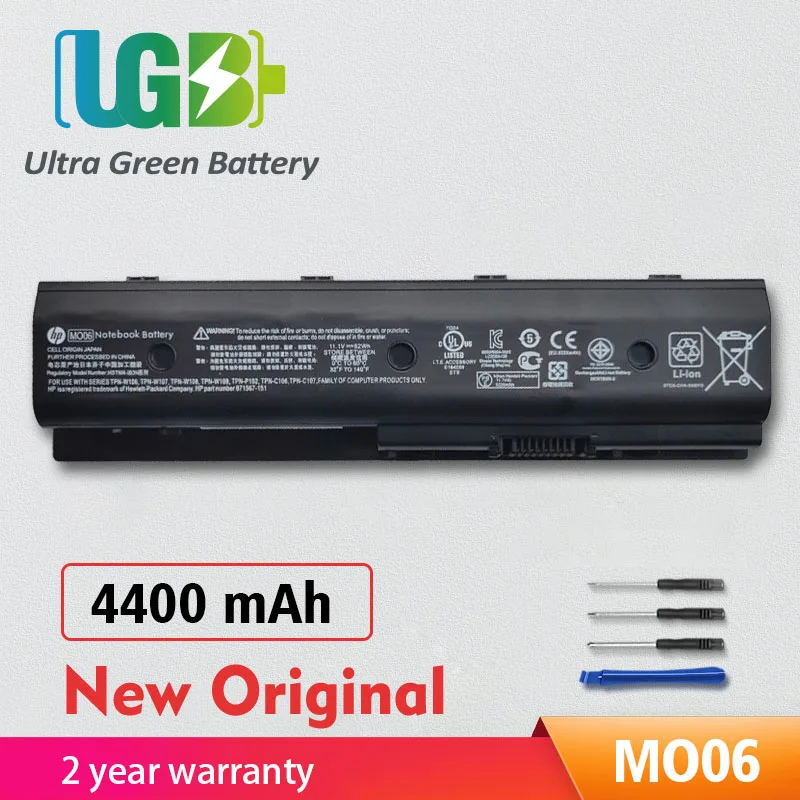 UGB новый оригинальный MO06 MO09 Аккумулятор для HP Envy DV4 DV6 DV7 LB3P стандартная фотография