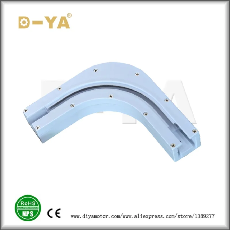 

Оконная занавеска L-образной формы из алюминия, автоматическая система управления занавесками, эргономичные моторные шторы для гостиной