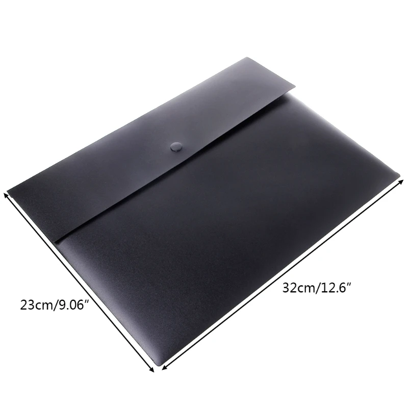 Портативная пластиковая папка-конверт формата A4 водонепроницаемая сумка для