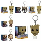 Стражи Галактики, Звездный лорд, ракета, дерево, человек, окунание, карманный брелок, экшн-фигурка, игрушки для детей, рождественский подарок