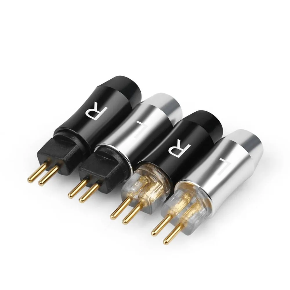 

2 Pins 0.78mm Headphone Plug Gold Plated Copper For UM3X W4R UE18 DIY Headset Adapter Audio Jack Hifi Earphone Wire Connector