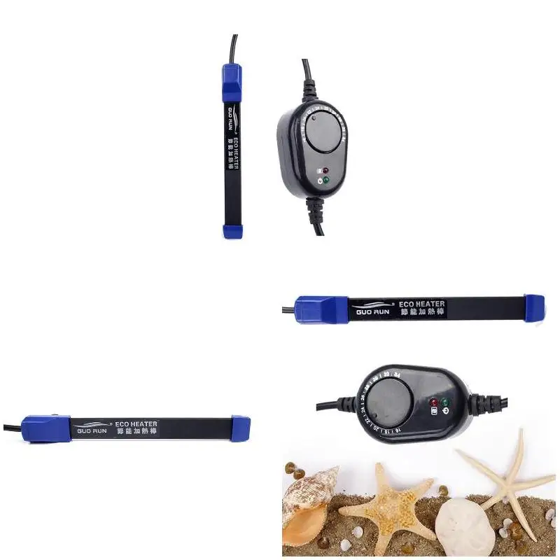 

100W Mini Fish Tank Heater Submersible Adjustable Water Heater Thermostat 110-240V TB Sale