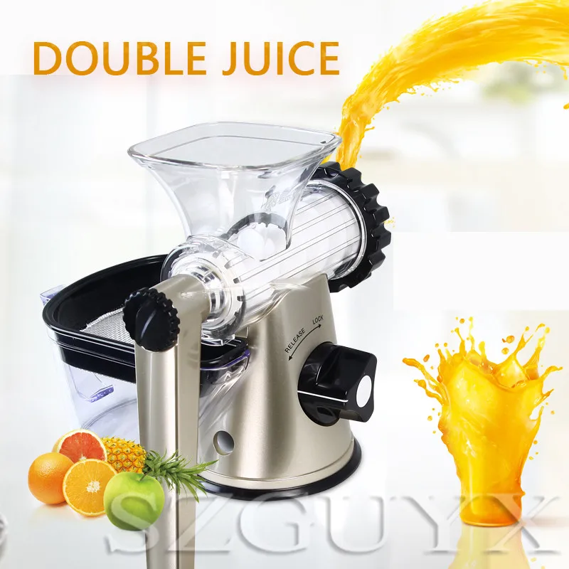 LEXEN manual juicer pomegranate ginger wheat grass celery juice seedlings vegetable household hand shaker machine | Инструменты